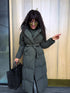 KAKI, long jacket with hood "BEST CHOICE" FC85
